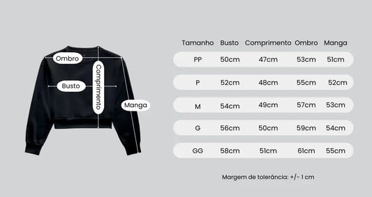 Moletom Cropped Riff&Coffee