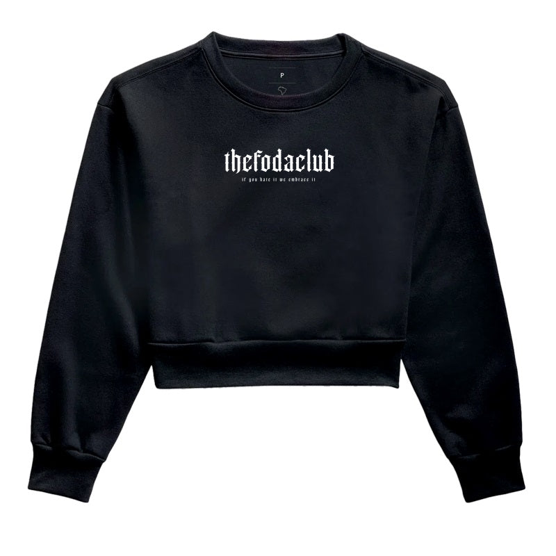 Moletom Cropped TheFODAclub Goth