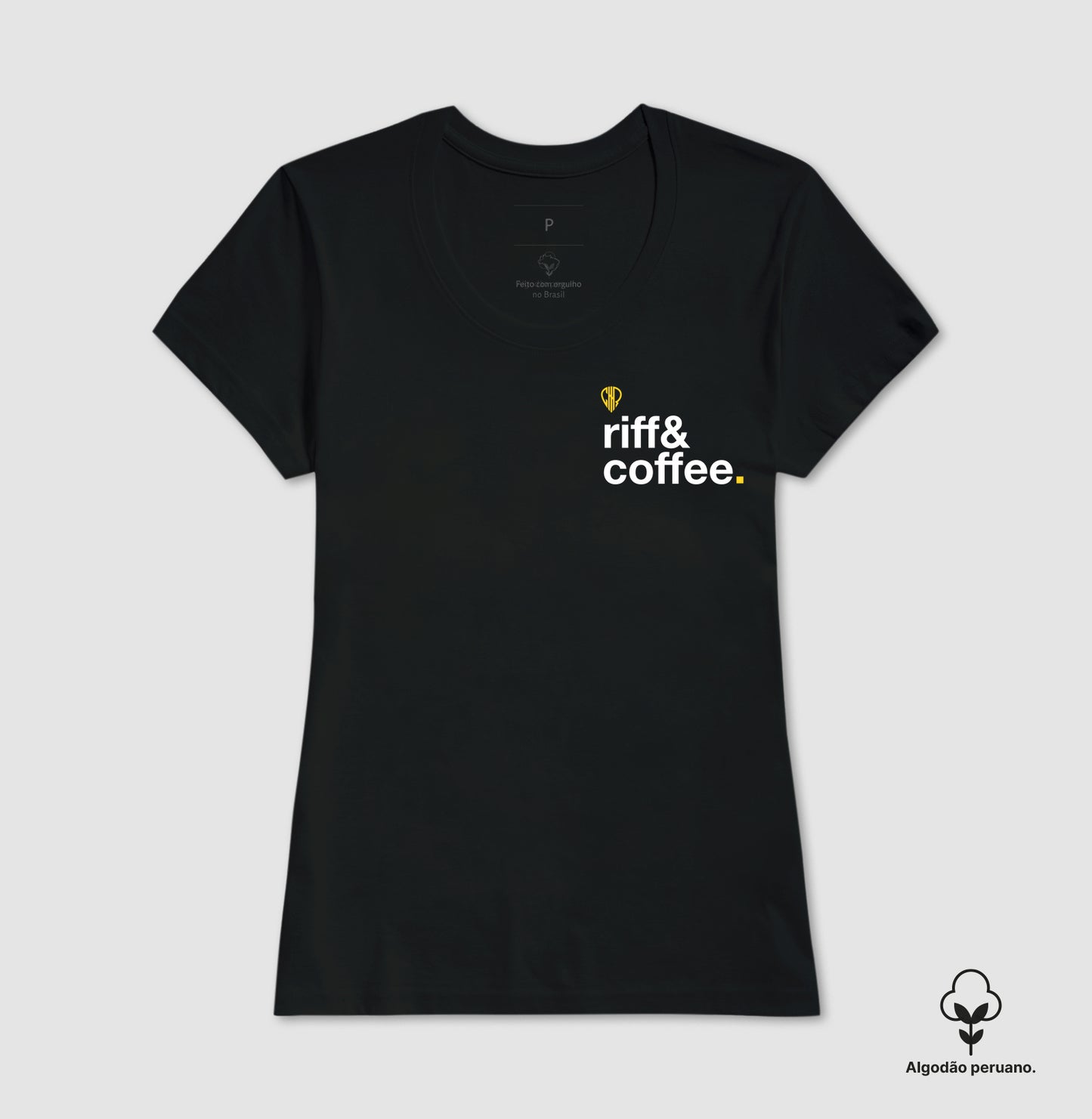 Camiseta Feminina Riff&Coffee (Premium)