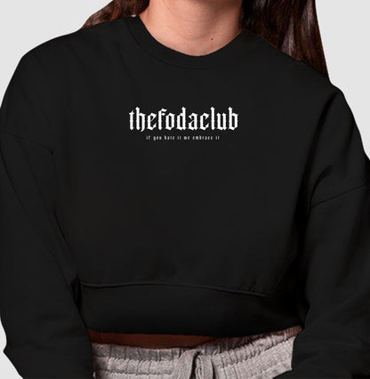 Moletom Cropped TheFODAclub Goth